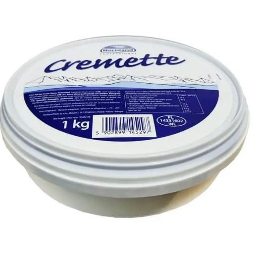Крем-сир вершковий Cremette Hochland 65% відро 1 кг